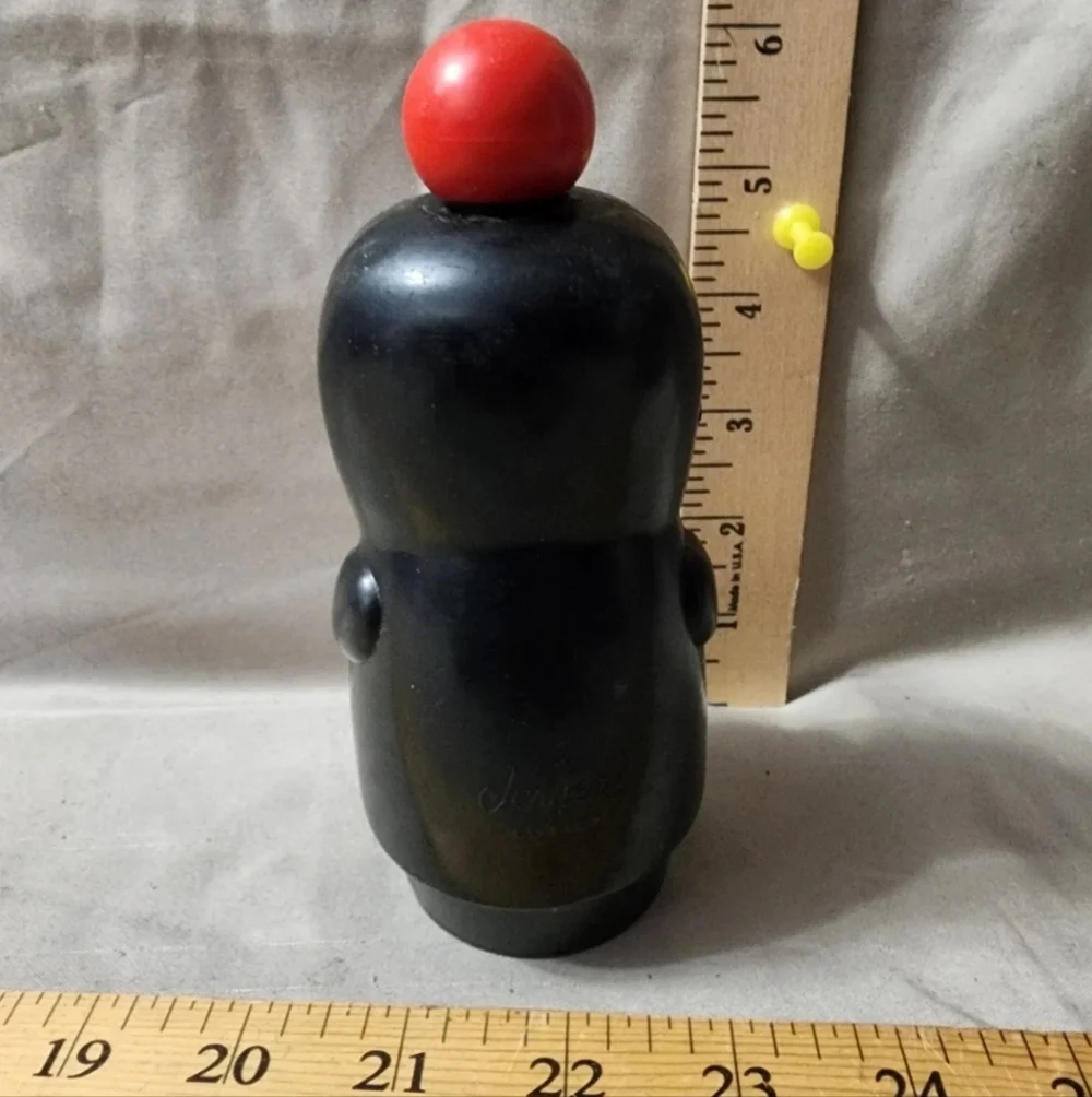 Vintage 60s Jergens Soap Bottle Figural Eskimo Indian Shape Used Empty
